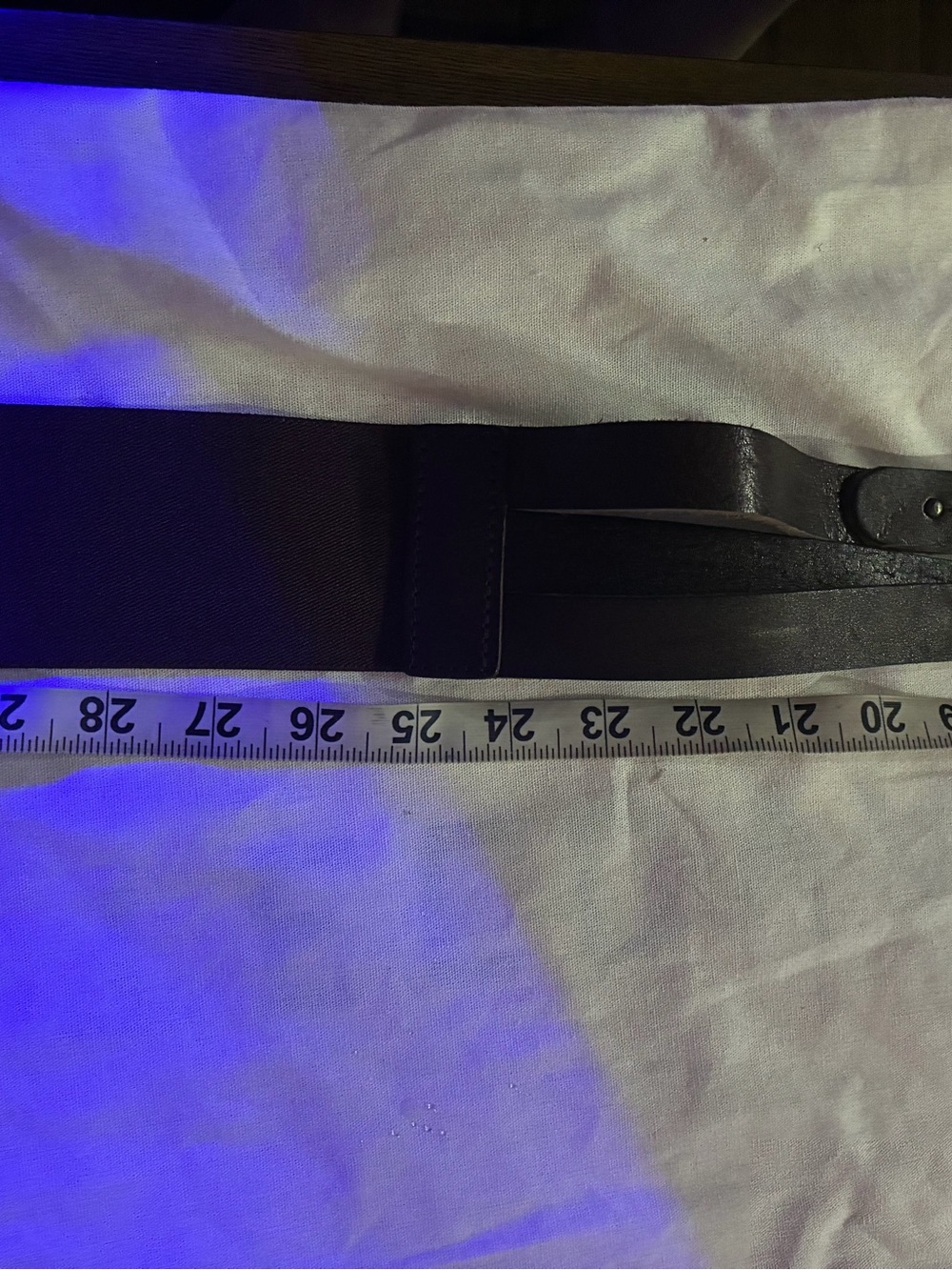 Dark brown  Leather Women's Belt - unique  Style